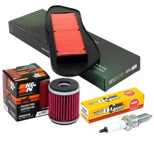 Kit Filtro Aria Filtro Olio Candela per Yamaha VP 125 X-City VP 250 07-16 Manutenzione