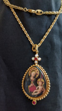 Collana con ciondolo Madonna e