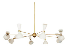 Lampadario huge bracci 8 - lampadario,