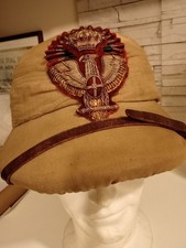 MVSN RSI Generale Regio Esercito Casco Coloniale X Alti Ufficiali Aquila In Oro