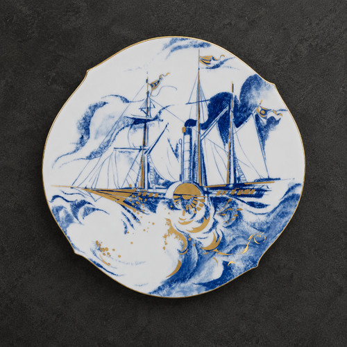 Piatto porcellana meissen - piatto, in
