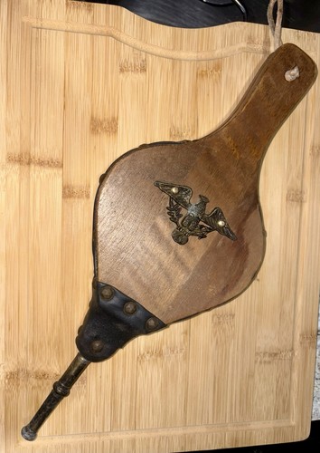 Antico soffietto per - camino, in