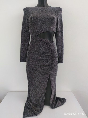 Vestito maxi brillantinato - maxi,