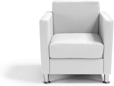 Poltrona Erika moderna bianca