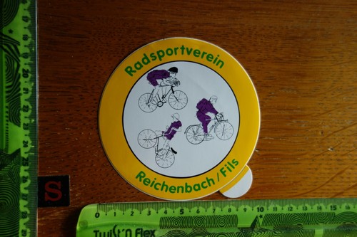 Vecchio adesivo bicicletta