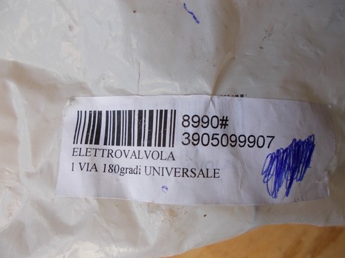 Elettrovalvola carico acqua - carico,