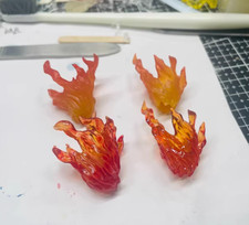 1/12 Scale Soldier Portgas·D· Ace Fist Special Effect for 6'' Figure Accessory