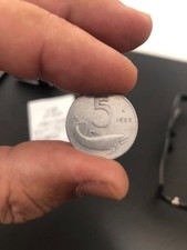 MONETA ITALIA DA LIRE 5 DEL
