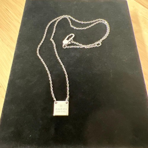 Gucci collana placca - gucci,