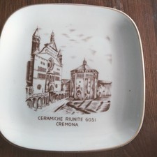 Svuotatasche/posacenere pubblicitario Ceramiche Gosi  Verbano Laveno Anni 50-60