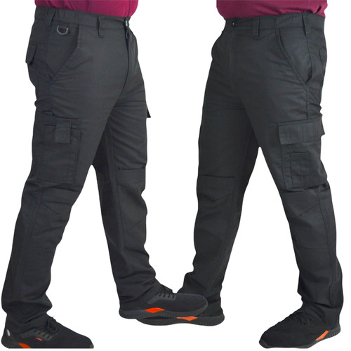 Pantalone lavoro uomo nero - pantalone, da