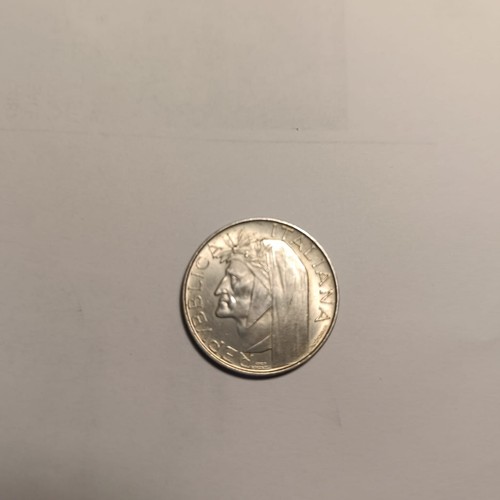 500 lire argento dante - lire,