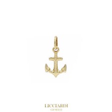 Ciondolo uomo ancora oro