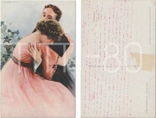 T. CORBELLA - INNAMORATI CHARME - CARTOLINA ILLUSTRATA - AL RETRO CODICE MORSE
