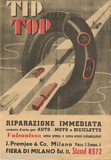 TIP-TOP-RIPARAZIONE E VULCANIZZAZIONE SENZA PRESSA-VOLANTINO PUBBLICITARIO