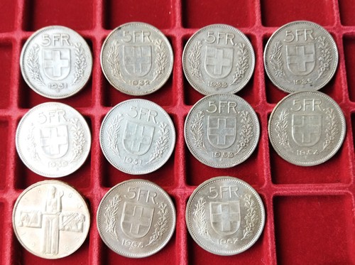 Svizzera lotto pz da 5 - 11,