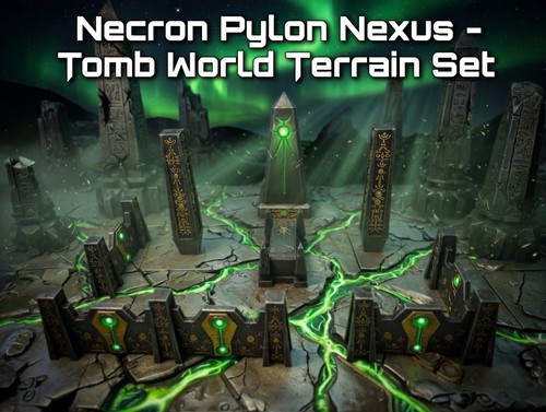 Necron pylon nexus tomb - pylon,