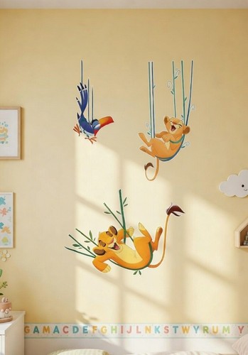 Disney leone muro adesivi - disney,