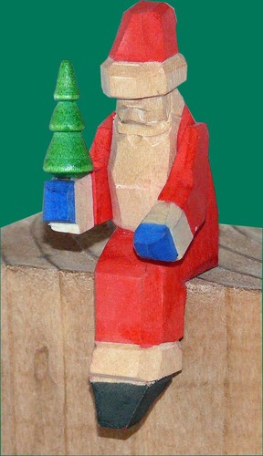 Figura natalizia babbo natale - natalizia,