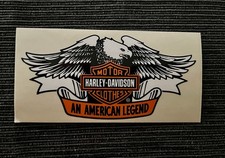 HARLEY DAVIDSON - ADESIVO STICKER Vintage '90 Moto 11x55 cm Collezione
