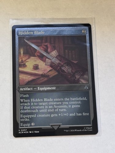 Foil lama nascosta inciso