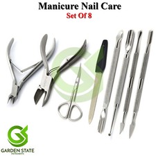 Kit unghie manicure pedicure taglierina spingi cuticole rimozione taglierina/file unghie