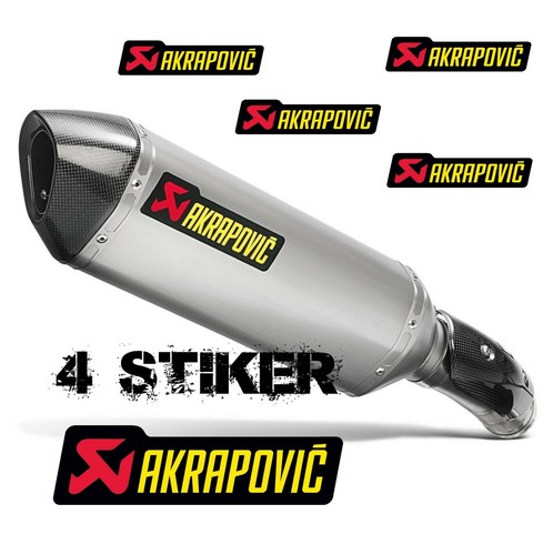 Adesivi stiker akrapovic - stiker,