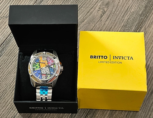 Romero britto invicta - britto,