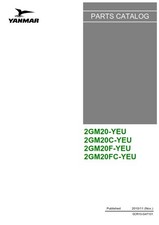 YANMAR 2GM20 2GM20C 2GM20F 2GM20FC PARTI MOTORE DIESEL MARINO RISTAMPATO MANUALE