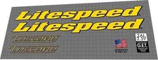 SET DECALCOMANIE Litespeed