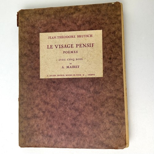 Vtg visage pensif poemes - vtg,