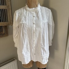 Camicia bianca in pizzo