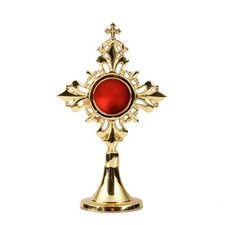 Reliquiario ostensorio H 17 cm