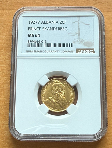 Albania 1927 oro franga - v,