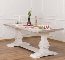 Tavolo Fratino design vintage industriale shabby chic casa loft etnico legno