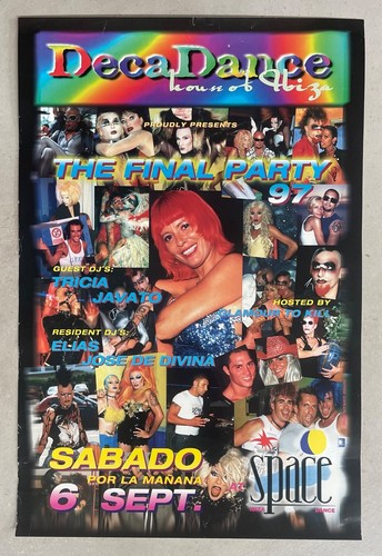 Space ibiza decadance poster - space,