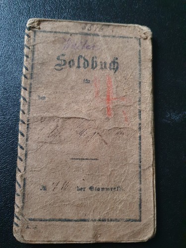 German ww1 soldbuch - german, soldiers