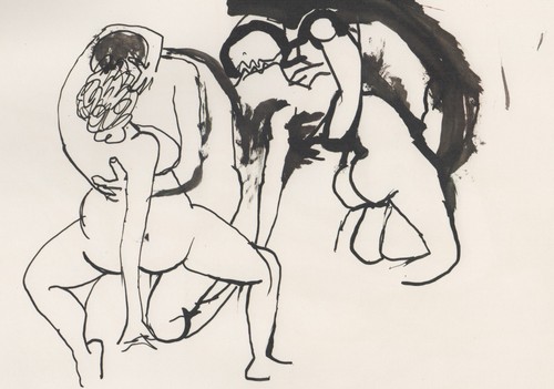 Renato guttuso due - due, coppia-