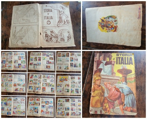 Album figurine storia italia - album,