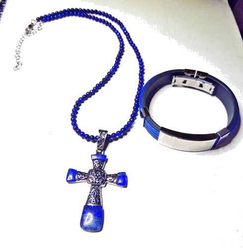 Bracciale gomma acciaio - gomma,