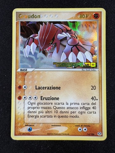 Pokémon groudon 14 106 - -, 14/106