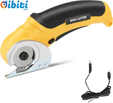 Forbici Elettriche per Tessuti, Taglierina Elettrica Cordless Ricaricabili Con 2