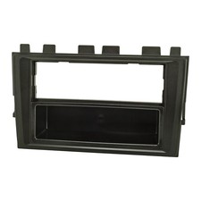 Mascherina radio compatibile con VW Polo VI dal 2018 nera autoradio telaio DI...