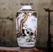 Vaso ceramica Jingdezhen fiore