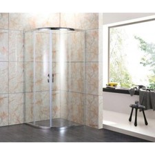 Box Doccia Tondo Semicircolare Vetro Cristallo 80x80 90x90 Angolare Scorrevole