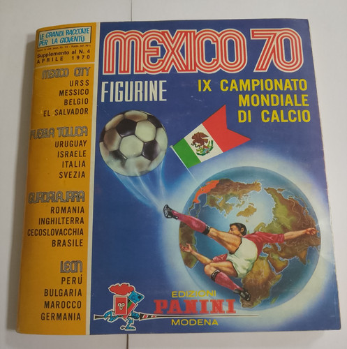 Mexico album panini - mexico, 70