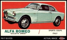 1961 Topps Sports Cars #47