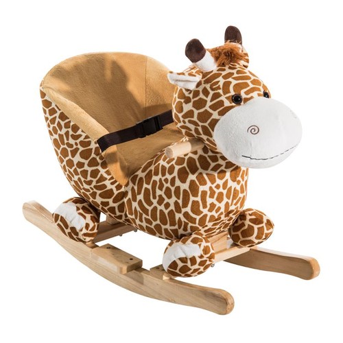 Dondolo legno giraffa per - in,