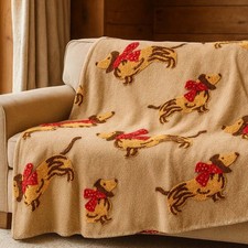 BASSOTTI fleece blanket, soft