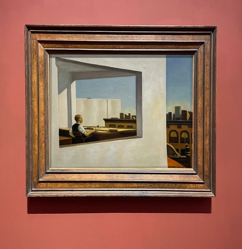 Quadro edward hopper uomo in - quadro,